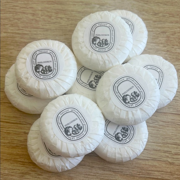 DIPTYQUE PHILOSYKOS Lot of 10 - 30g / 1.06oz Luxury Soap Bars - MADE IN ITALY - Picture 2 of 5